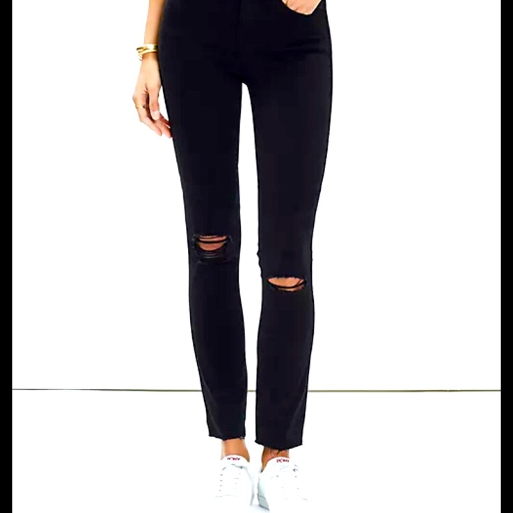 Black Bullhead Skinny Jeans